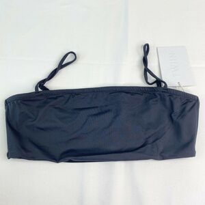 TWIIN Paige Black Bandeau Non-Padded Bikini Top Women's Size Medium M